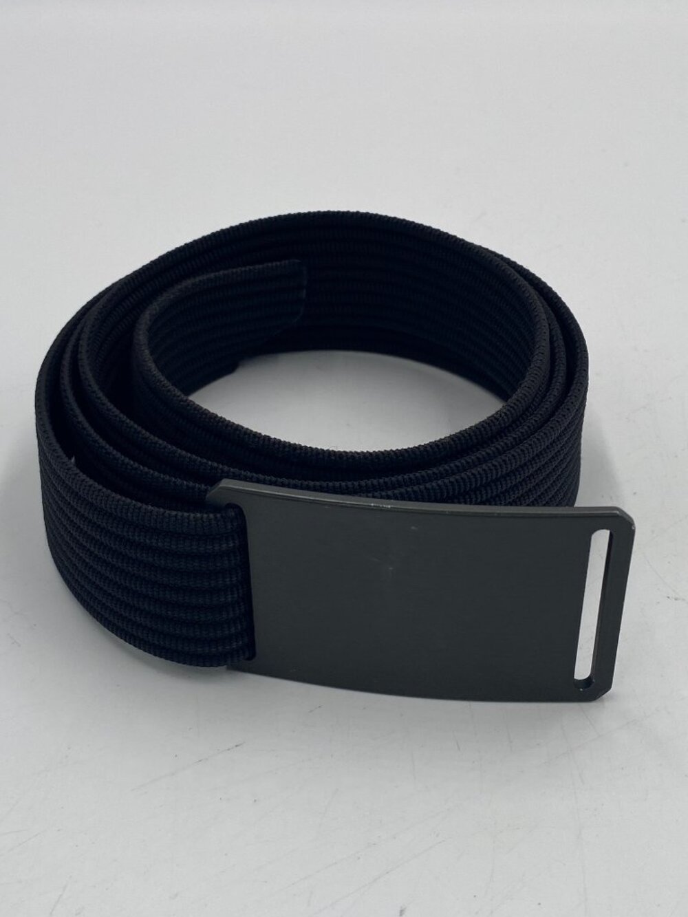 Grip 6 Web Belt Black Nylon Strap Aluminum Buckle USA Made 1 3/8" Wide Fits 46"